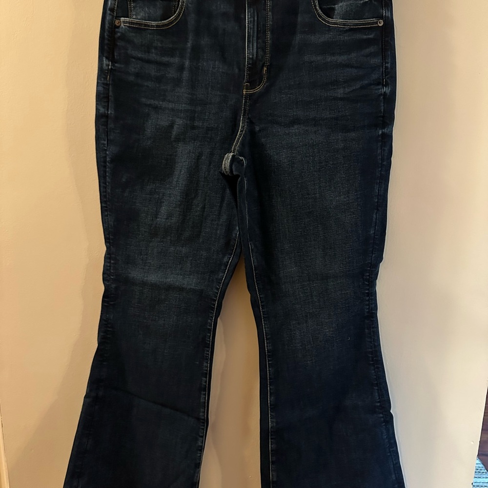 American Eagle Outfitters Dark Blue Flare Jeans